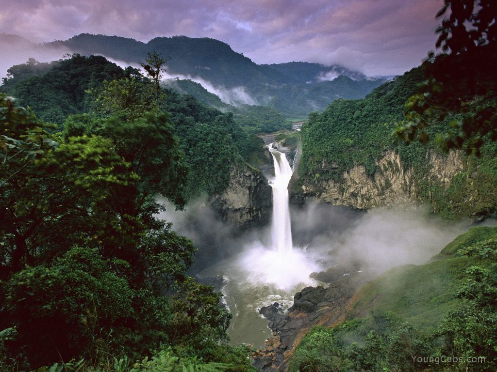 San Rafael Falls, Quijos River, Amazon, Ecuador